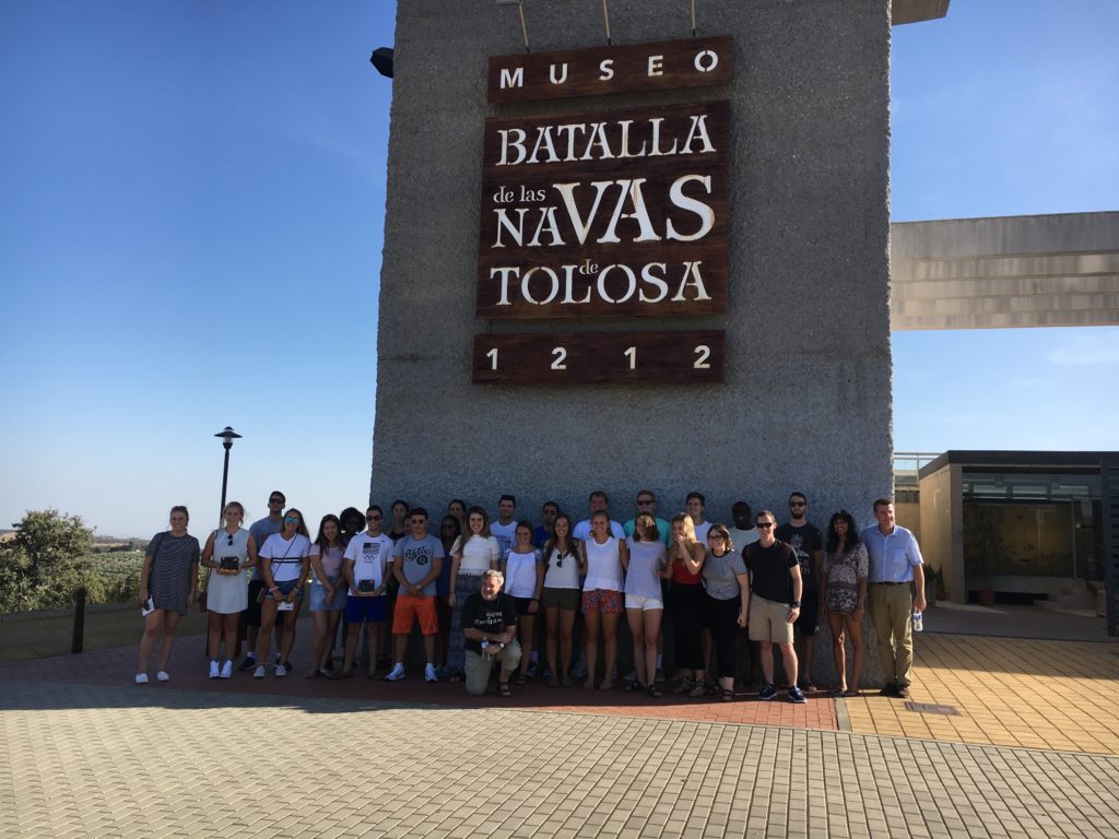 Group picture at museum