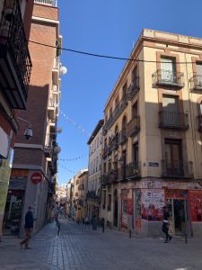 City streets in Spain