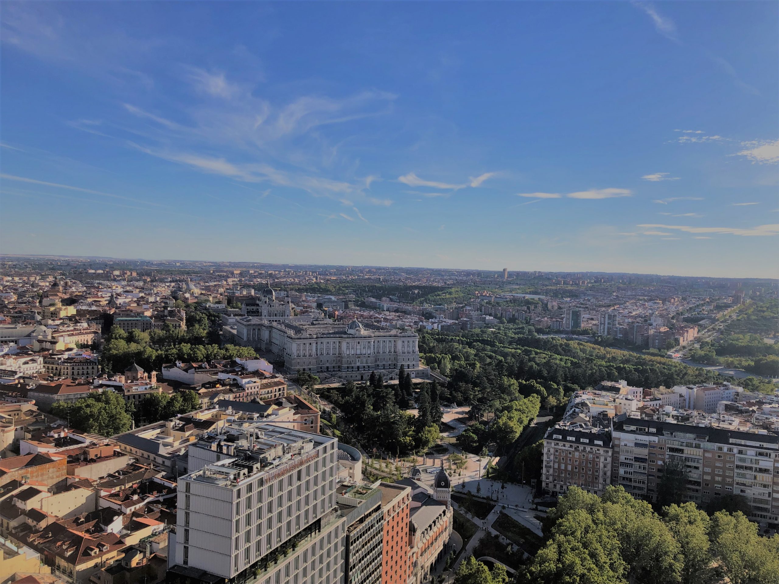 cityscape of madrid
