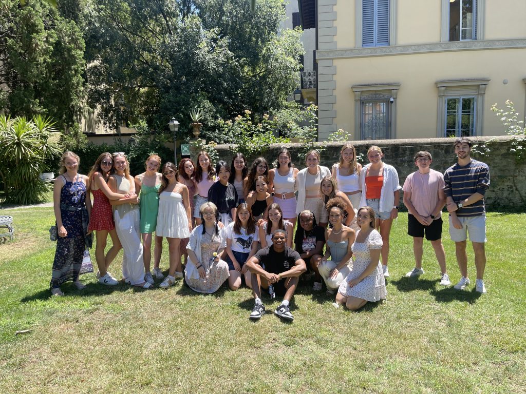 Summer students in Florence
