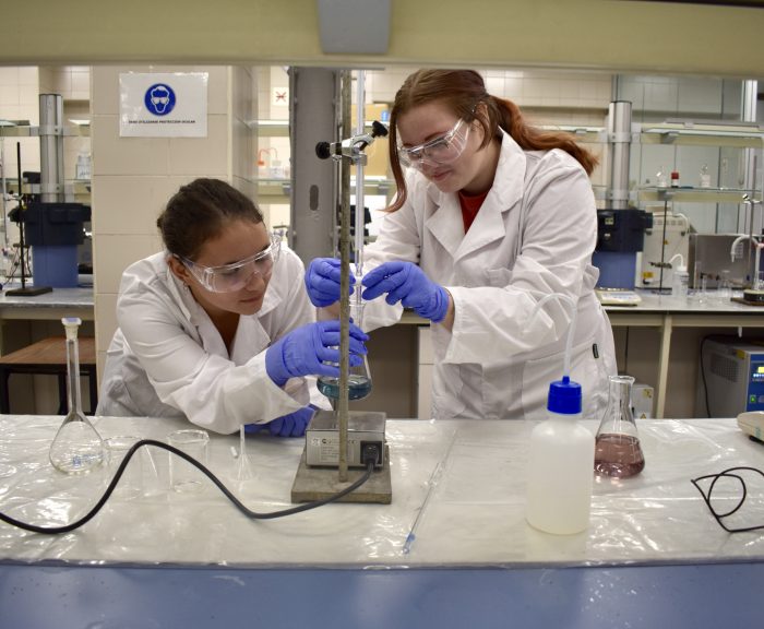 Students in Lab in Madrid