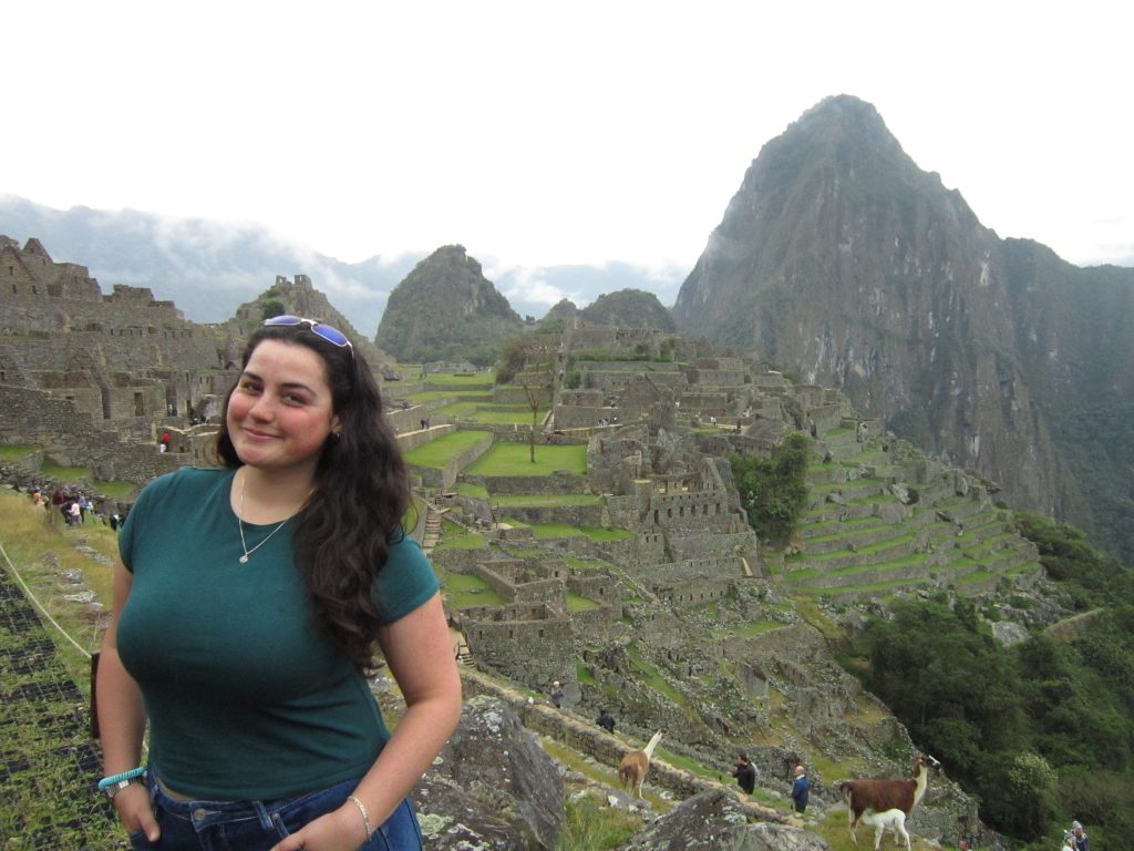Isabella Gardea machu picchu